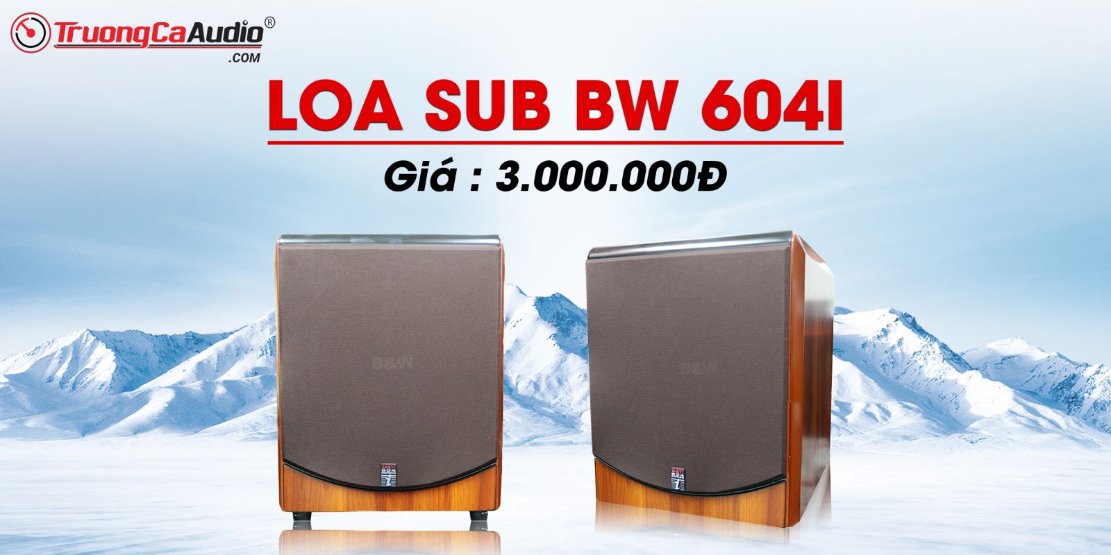 Loa siêu trầm B&W 604i hỗ trợ âm thanh hoàn hảo cho dàn karaoke gia đình