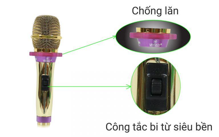 Micro có dây tốt nhất chính là sản phẩm VinaKTV VN 999, sản phẩm micro có dây tốt nhất hiện đang có tại trường ca audio