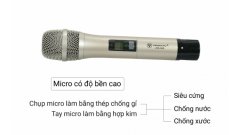 Micro karaoke USS-900 VinaKTV chất lượng, độ bền cao