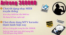 Bán đầu đĩa Arirang 5 số 3600HD với giá rẻ nhất?