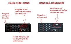 Phân biệt amply jarguar hàn quốc chính hãng với hàng nhái?