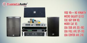 4 Cấu Hình Dàn Karaoke Kinh Doanh Phòng Bé Cực Chuẩn