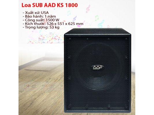 Loa siêu trầm AAD KS-1800