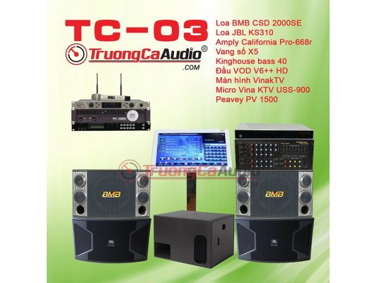 Dàn karaoke kinh doanh TC-03