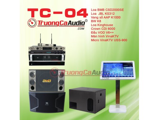 Dàn karaoke kinh doanh TC-04