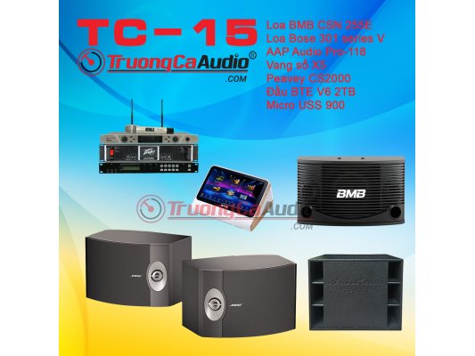 Dàn karaoke kinh doanh TC- 15