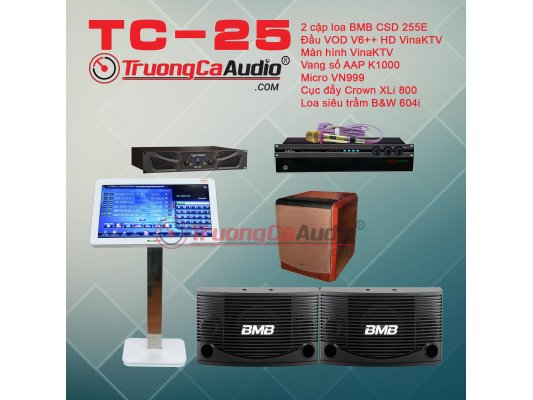Dàn karaoke kinh doanh TC-25