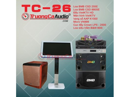 Dàn karaoke kinh doanh TC-26