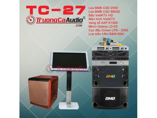Dàn karaoke kinh doanh TC-27