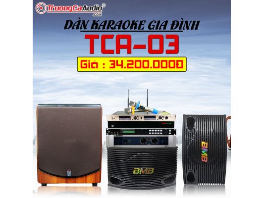 Dàn karaoke gia đình TCA 3