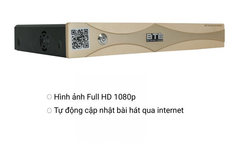 ĐẦU KARAOKE BTE S600 4TB GOLD