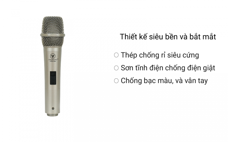 Micro Có Dây PRO 900 VinaKTV