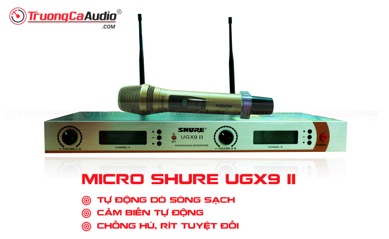 Micro Shure UGX 9 II