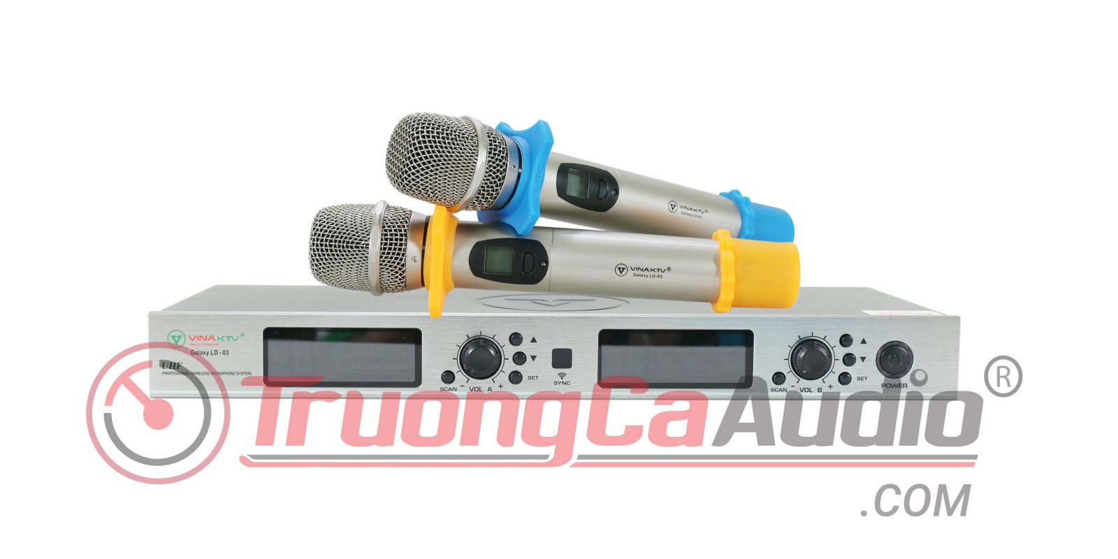 Mic không dây galaxy LD-03 là dòng Micro cao cấp dành cho dàn karaoke gia đình 