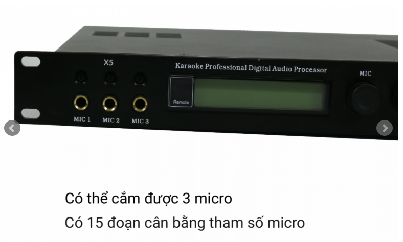 Mixer karaoke PDCJ X5