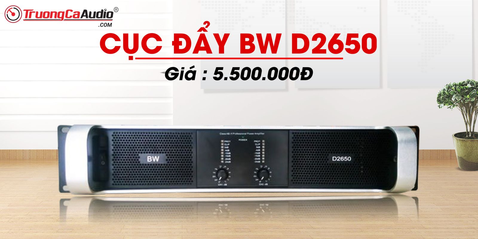 Cục đẩy công suất BW D2650 Cục đẩy công suất BW D2650