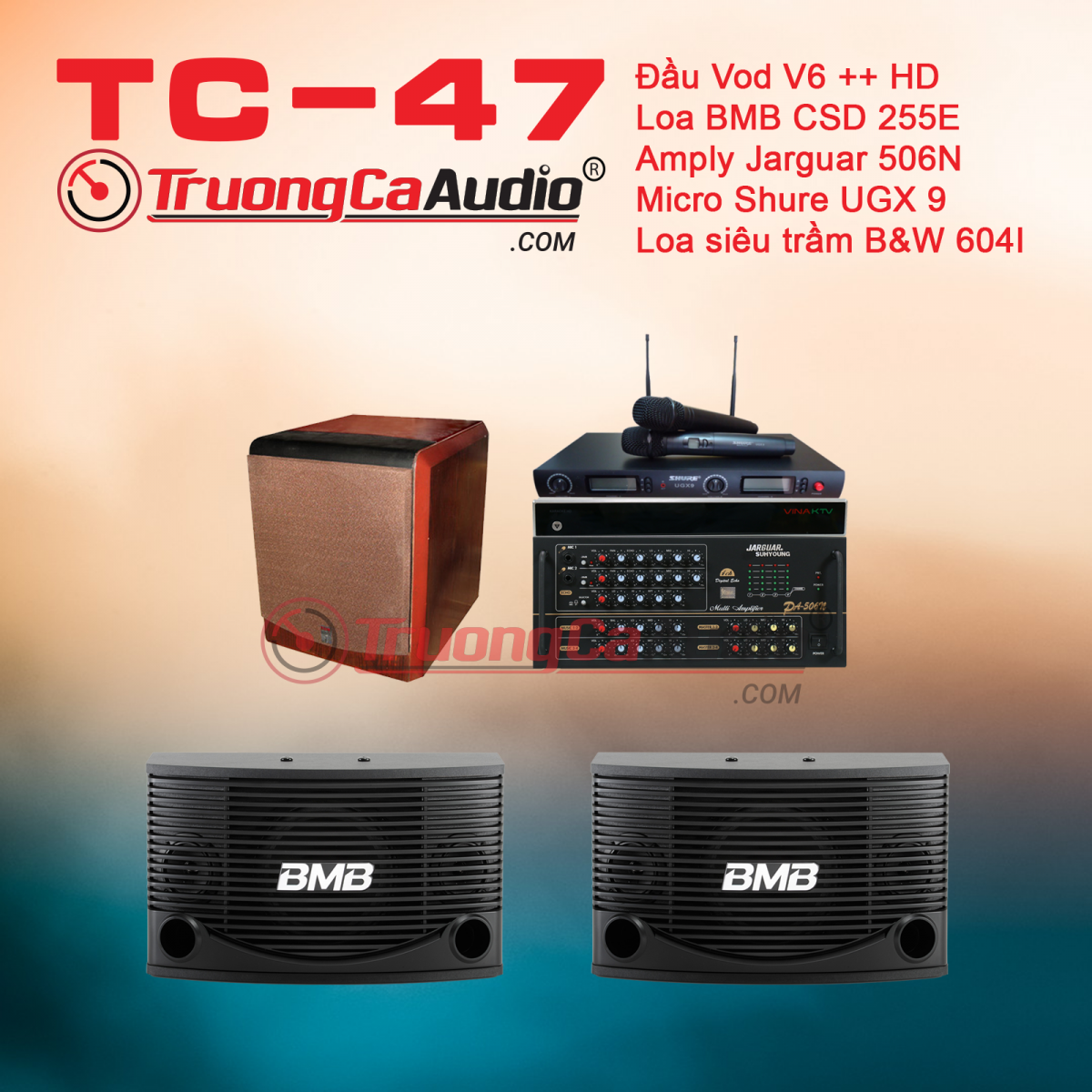 dàn karaoke gia đình TC - 47