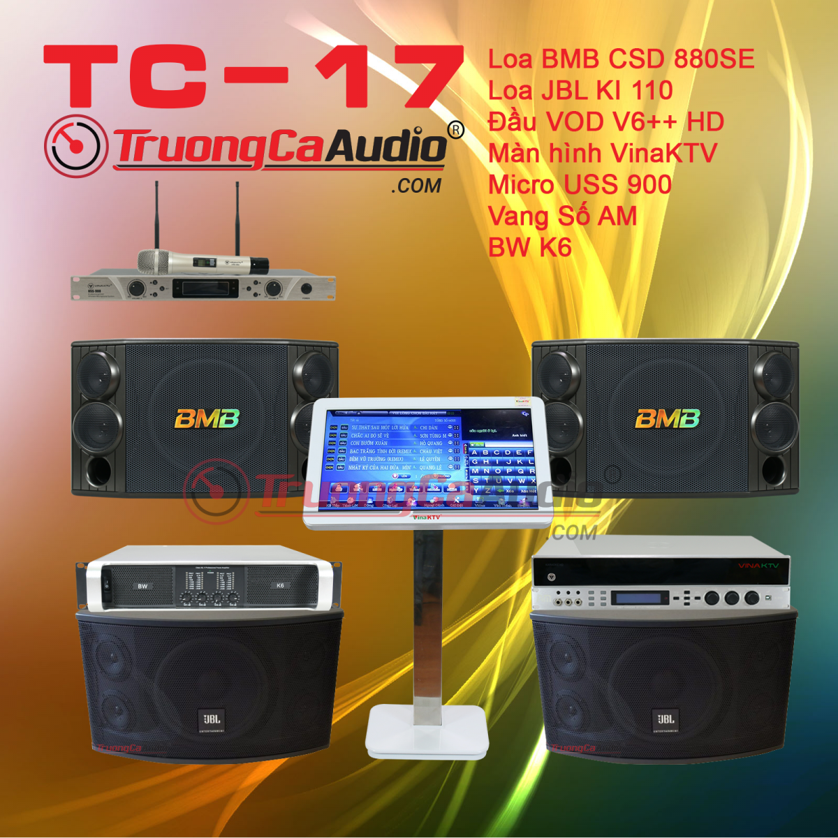 Dàn karaoke kinh doanh TC-17