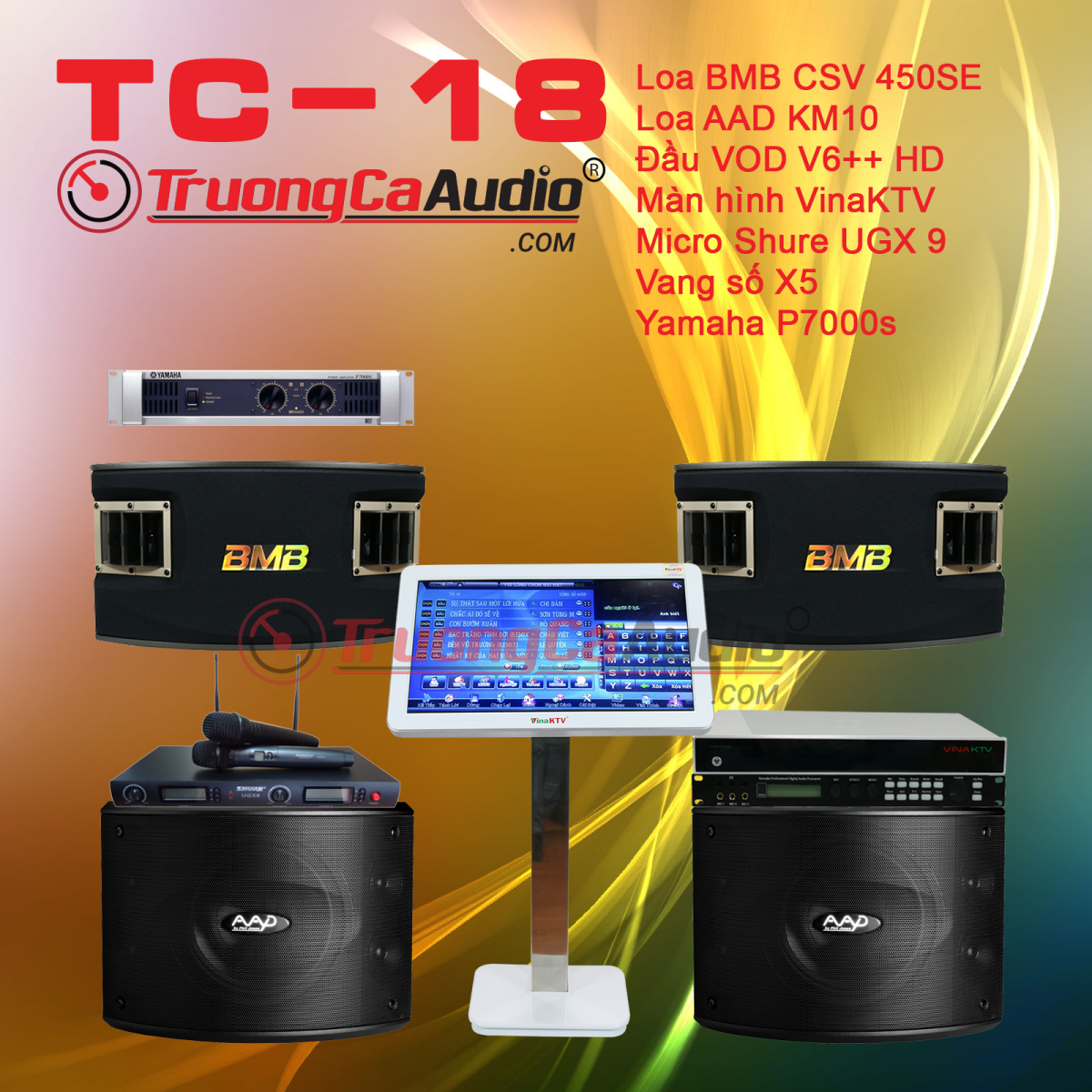 Dàn karaoke Kinh doanh TC-18