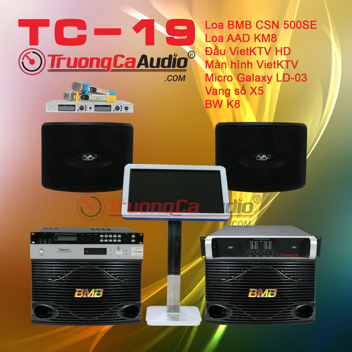 Dàn karaoke kinh doanh TC-19
