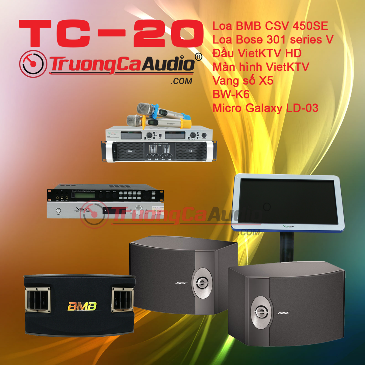 Dàn karaoke kinh doanh TC-20
