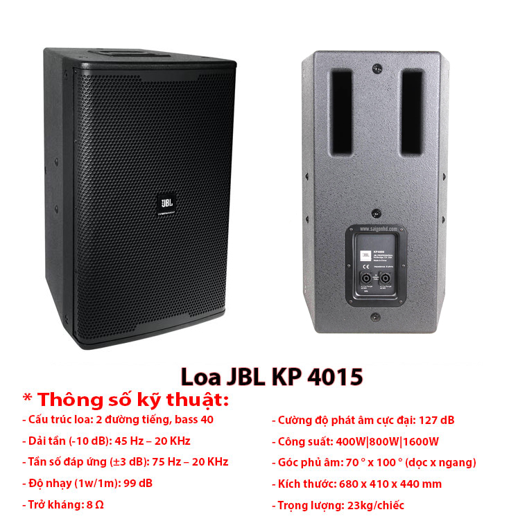 Loa karaoke JBL KP 4015 chất âm cực đỉnh