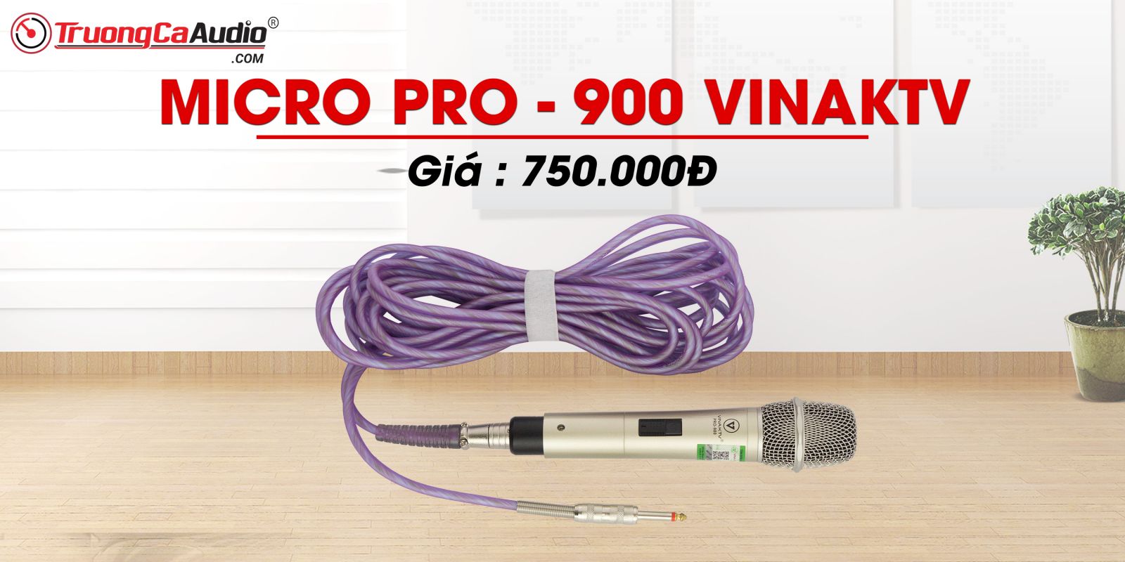 Micro có dây Pro 900 VinaKTV