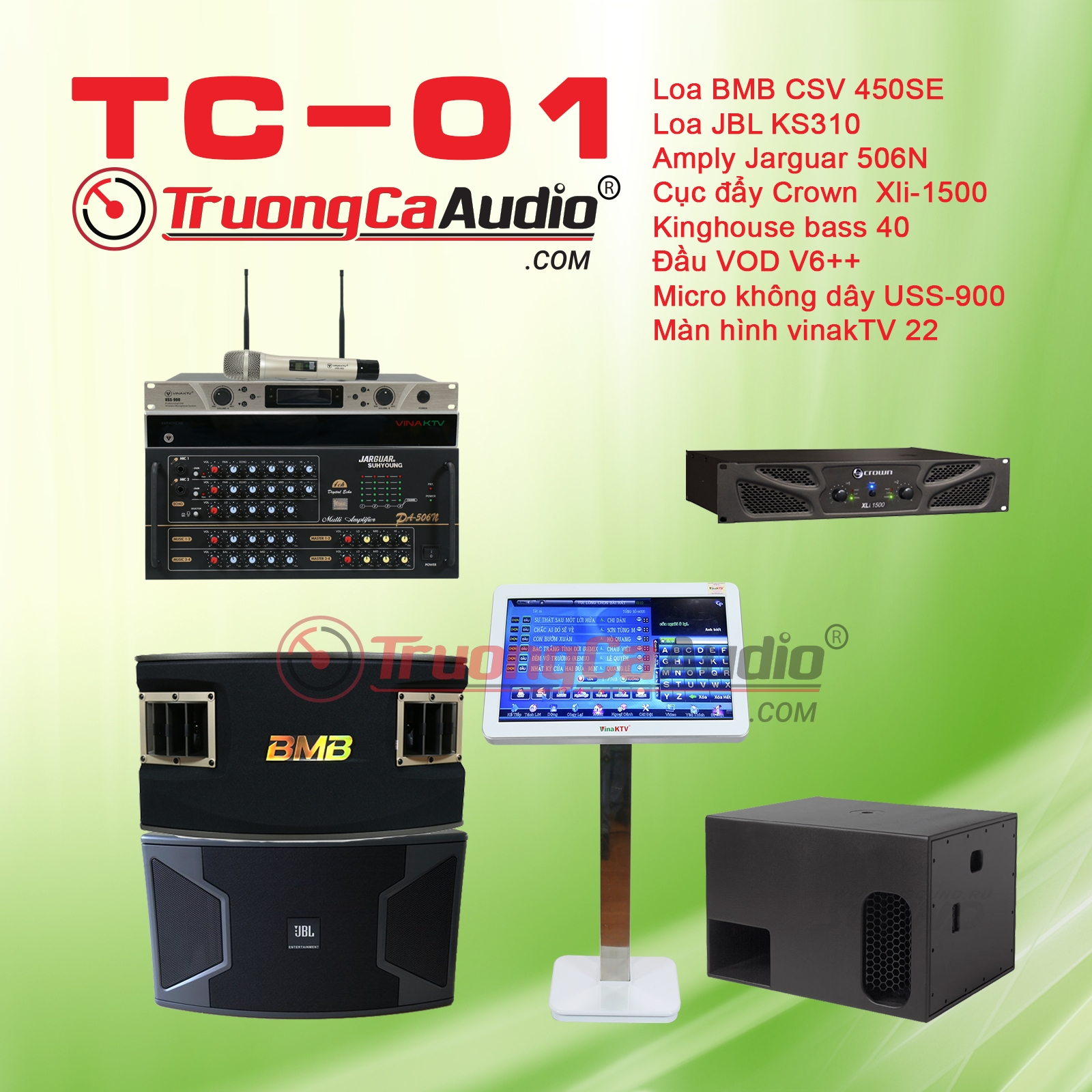 Dàn karaoke kinh doanh TC - 01