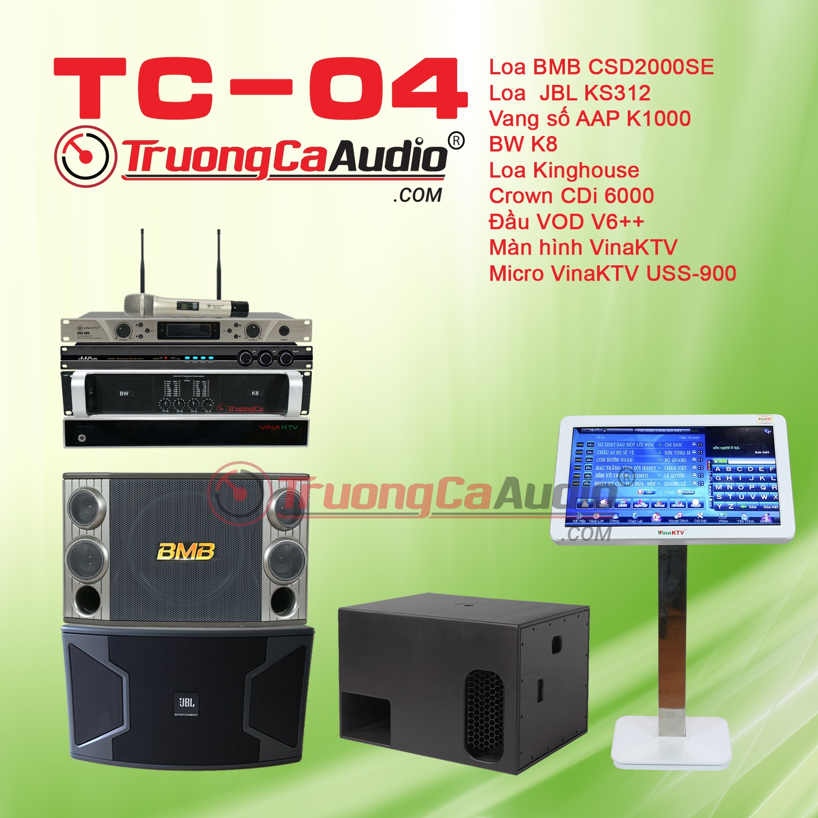 Dàn karaoke kinh doanh TC-04