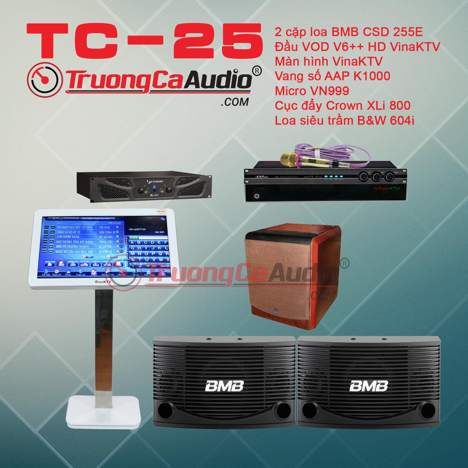 Dàn karaoke kinh doanh TC-25