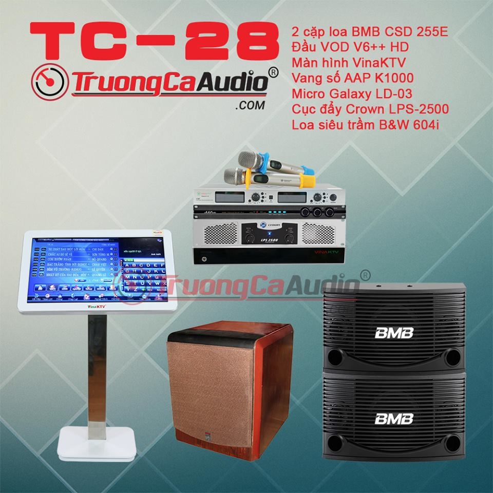 Dàn karaoke kinh doanh TC-28