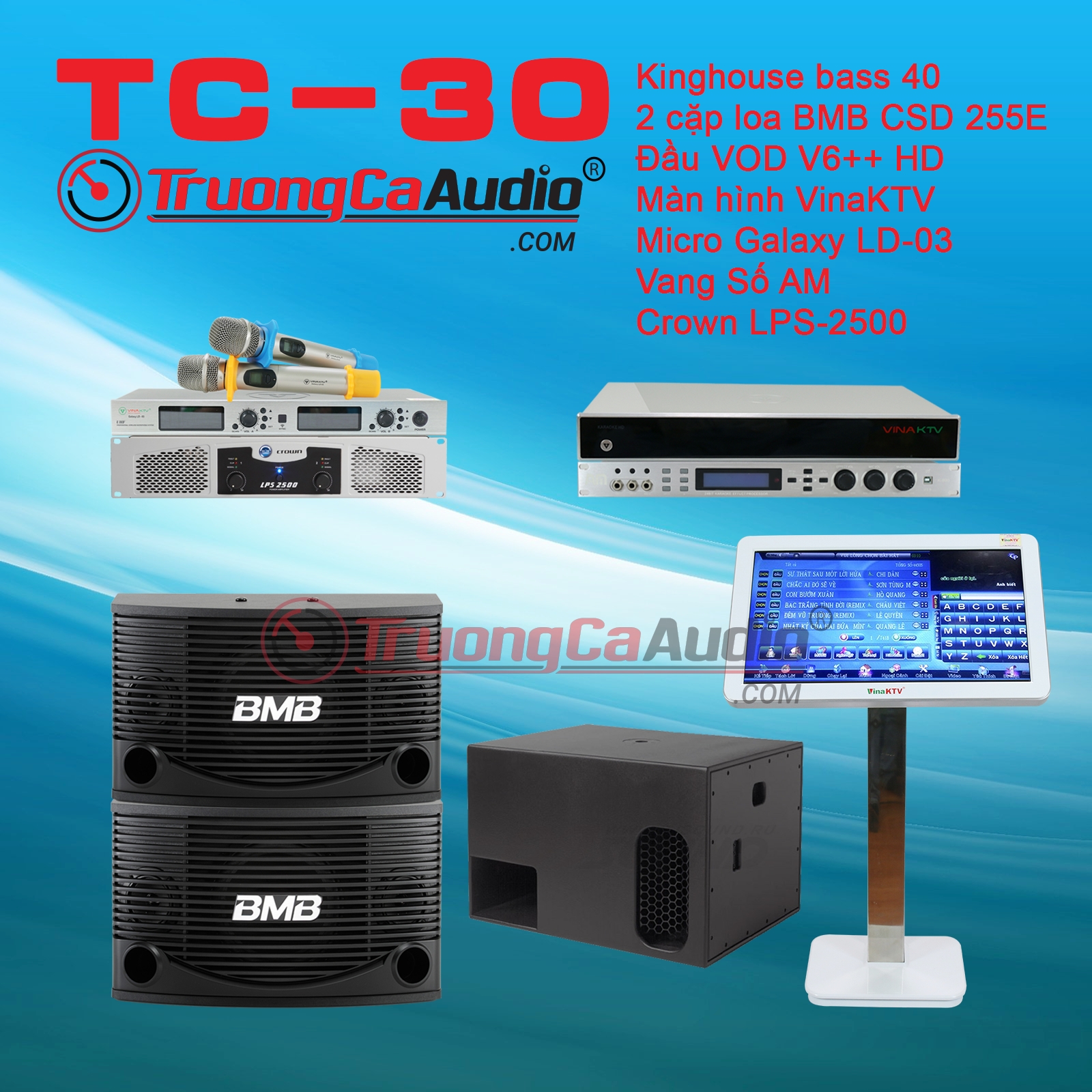 Dàn karaoke kinh doanh TC-30