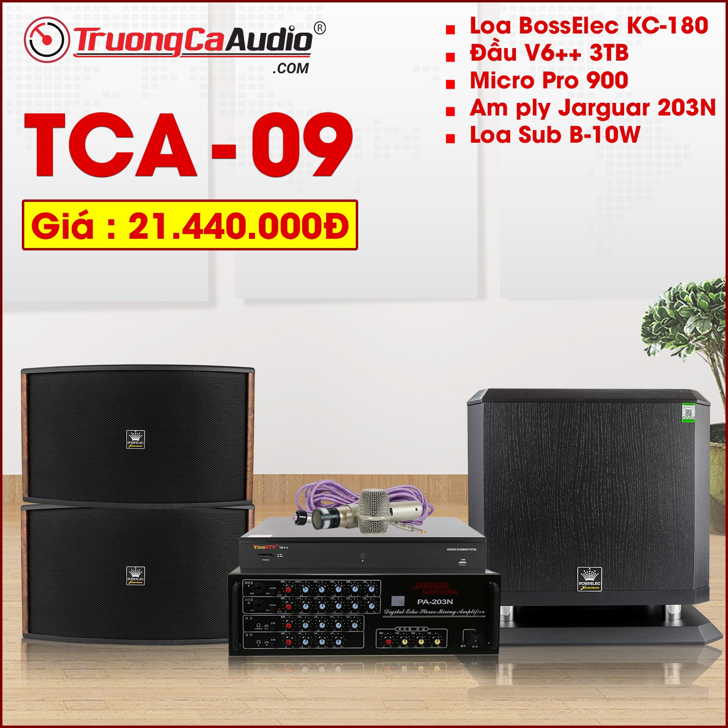 Dàn karaoke gia đình TCA 09