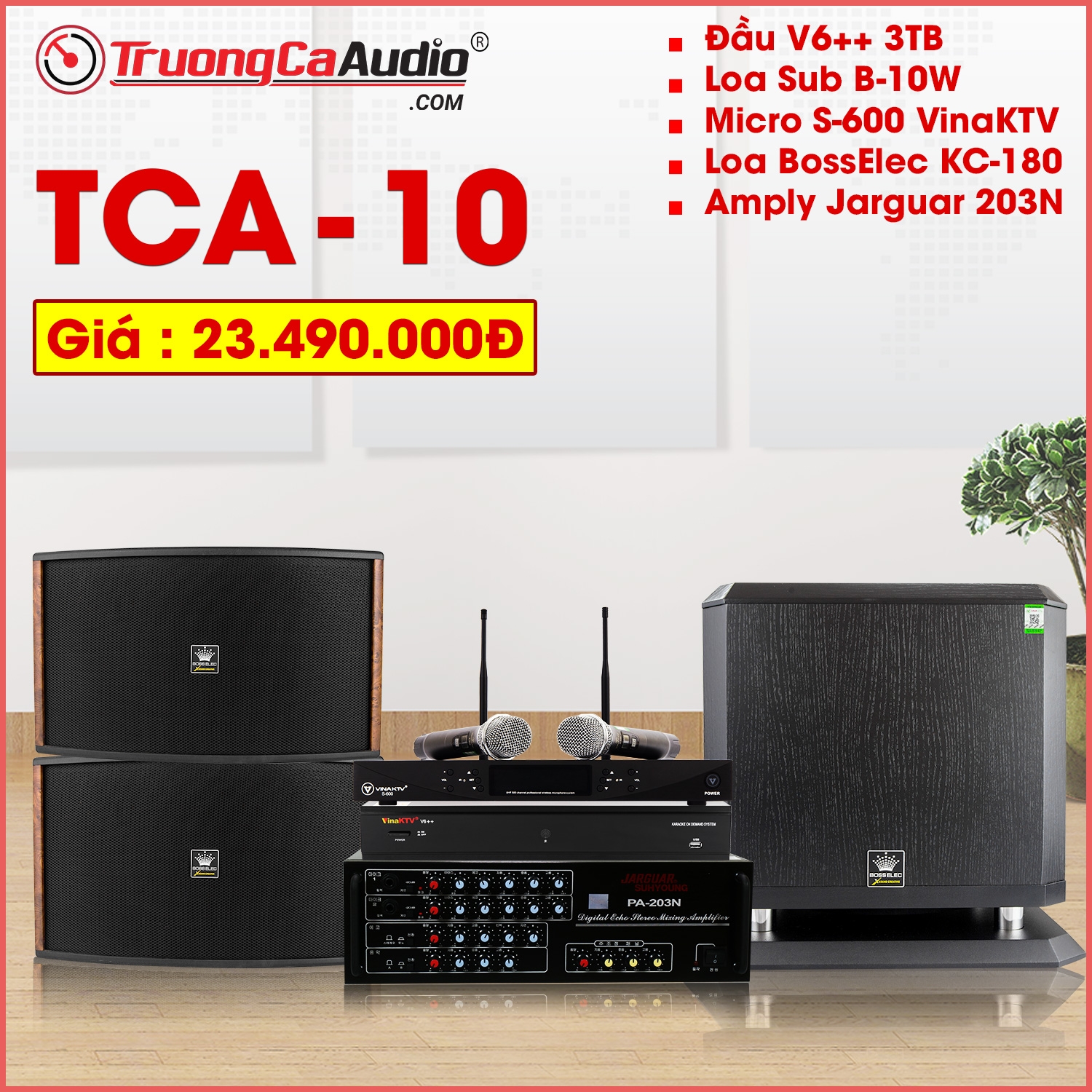 Dàn karaoke gia đình TCA 10