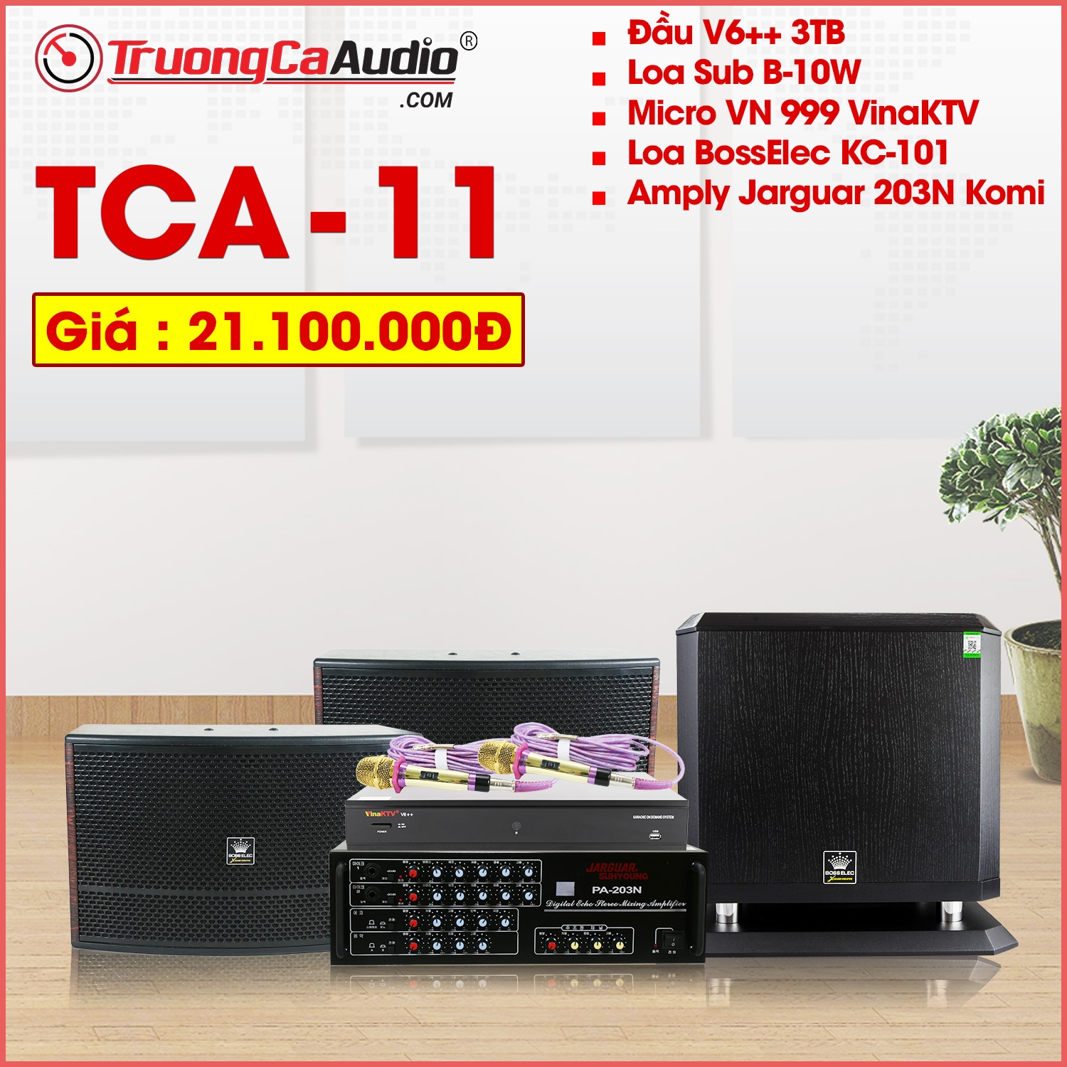 Dàn karaoke gia đình TCA 11