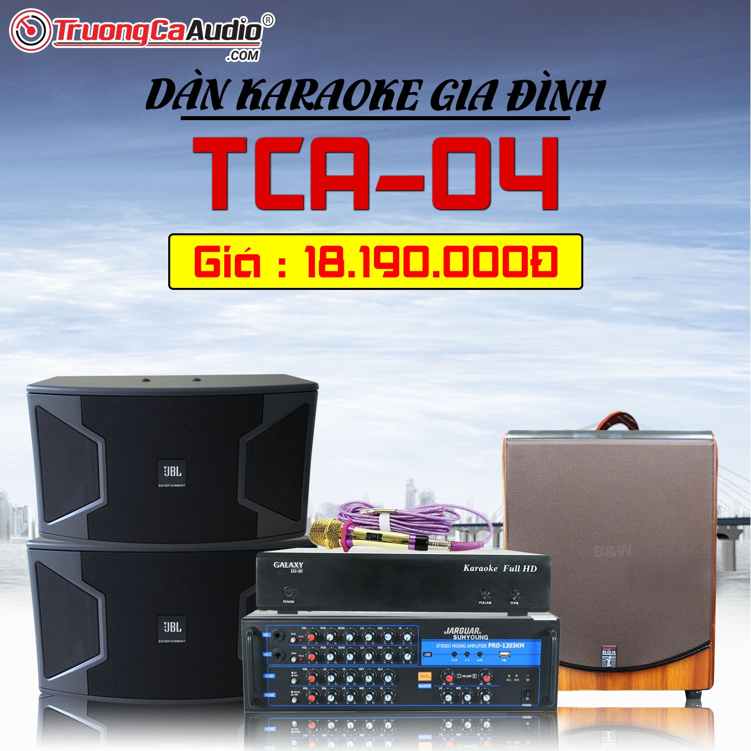 Dàn karaoke gia đình TCA 4